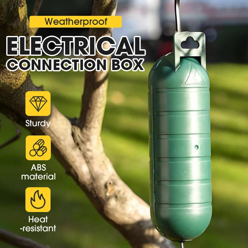 Weatherproof Outdoor Electrical Connection Box – Protect Plugs, Timers & Extension Connections