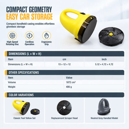 Electric Car Windshield Snow Scraper and Deicing Tool for Winter Snow and Removal