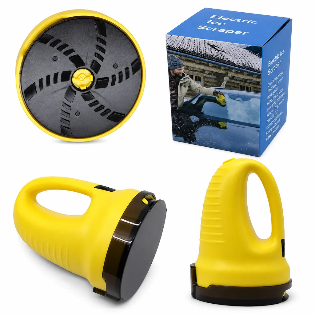 Electric Car Windshield Snow Scraper and Deicing Tool for Winter Snow and Removal