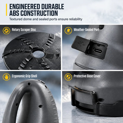 Electric Car Windshield Snow Scraper and Deicing Tool for Winter Snow and Removal