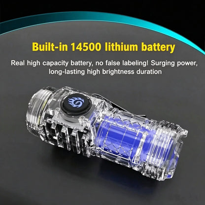 🔥 - Three-eyed Monster Mini Flash Super Power Flashlight