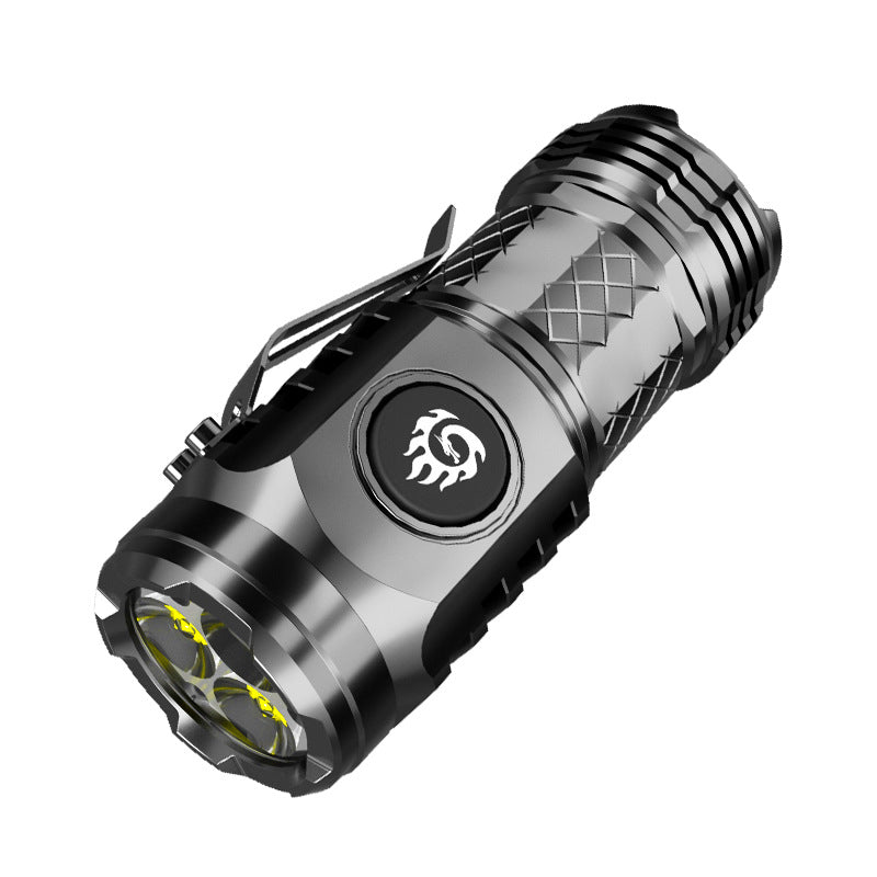 🔥 - Three-eyed Monster Mini Flash Super Power Flashlight