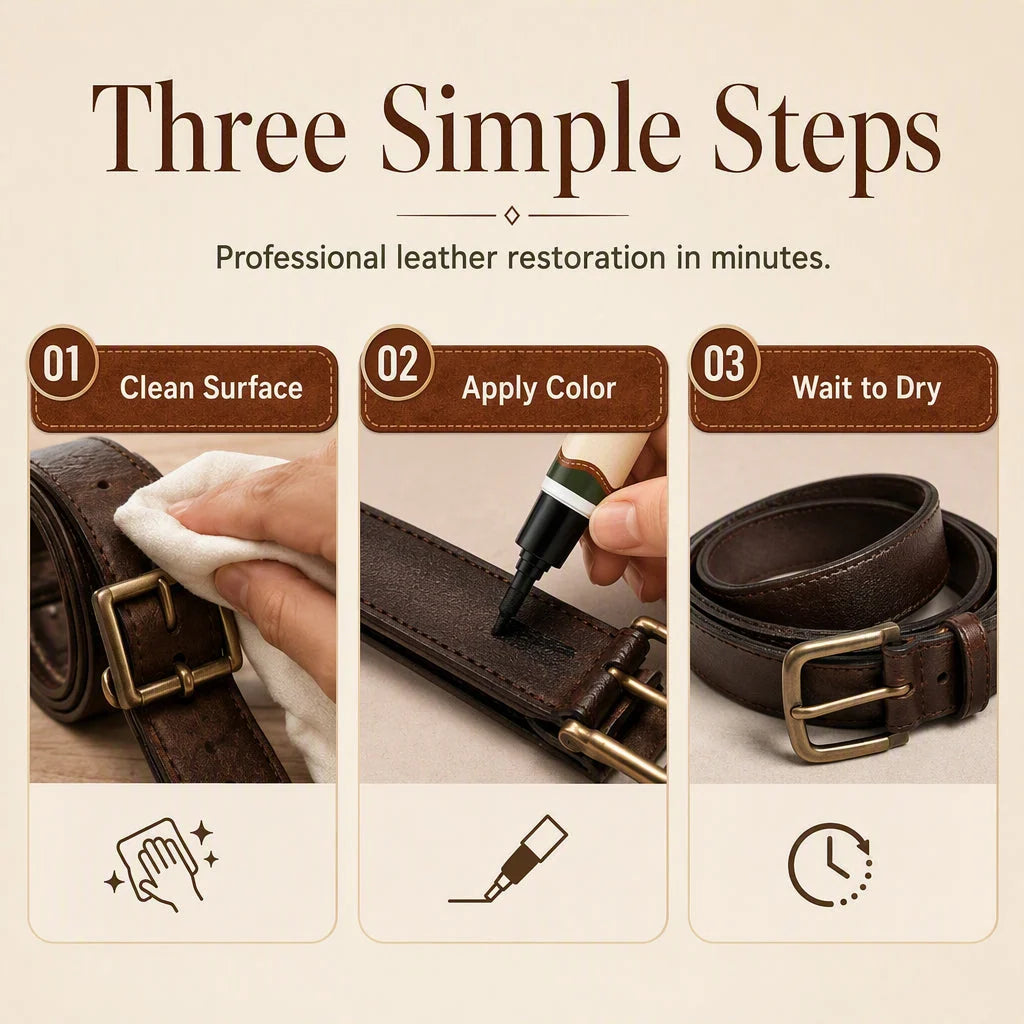 Professional Leather Belt Recolor Pen