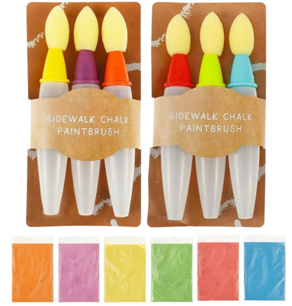 🌈Outdoor Sidewalk Chalk Paint Brush Set | Paint in the Brushes – Just Add Water✨🎨
