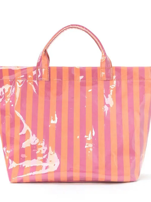 🔥Hot Sale 🌟Striped tote bag, stylish and lightweight tote bag, large capacity portable travel shoulder bag