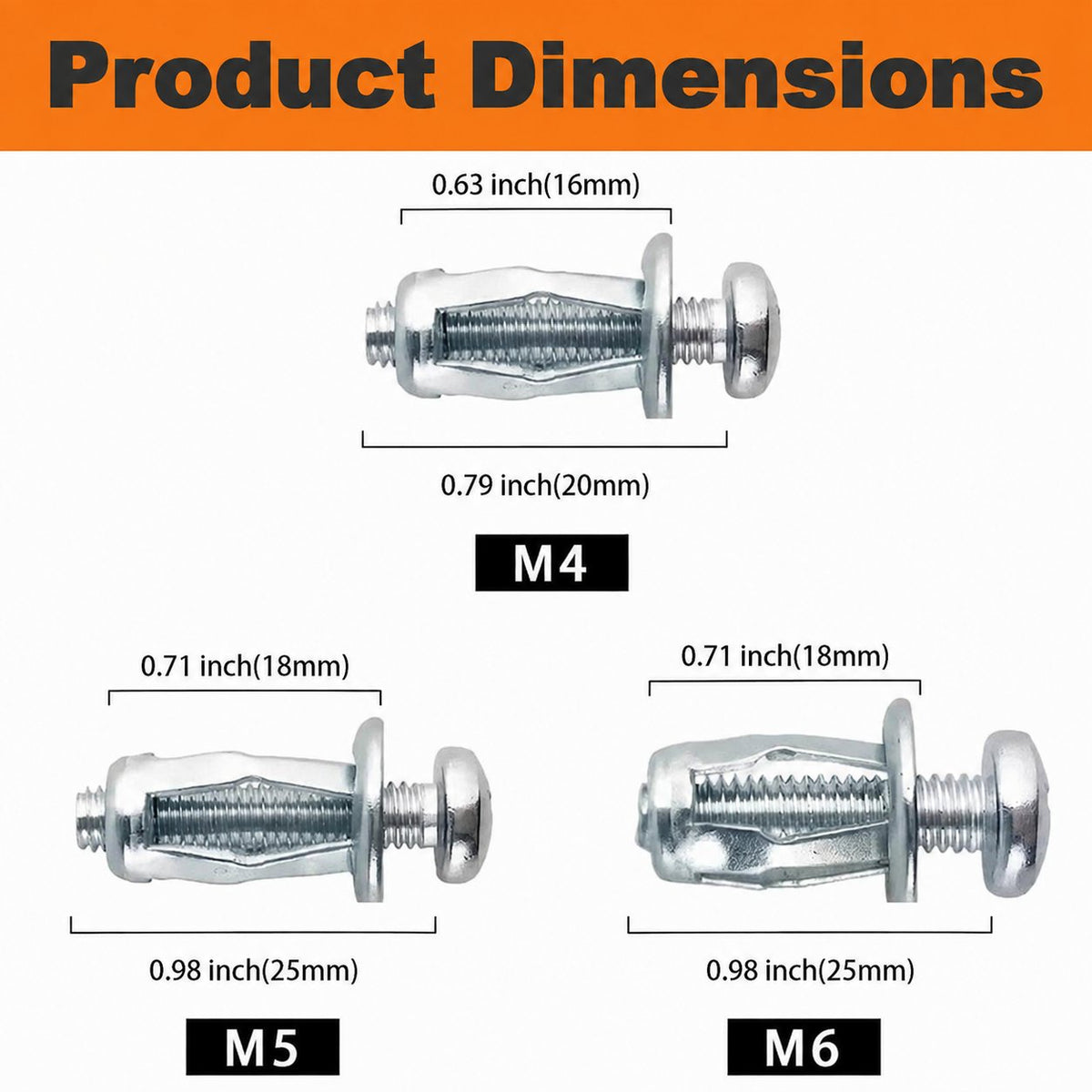 💯🎁🔩  Button Rivet Locking Nuts Set