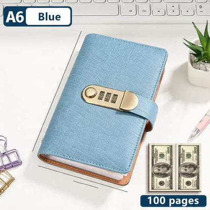 Lockable Savings Notebook