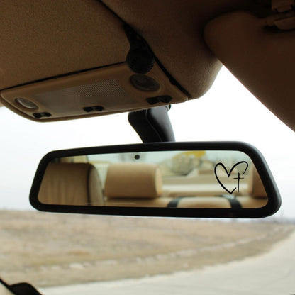 Christian Rearview Mirror Decal