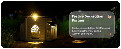 ✝️Last Day 50% OFF-🔥Church-Shaped Solar Bird Feeder🎁