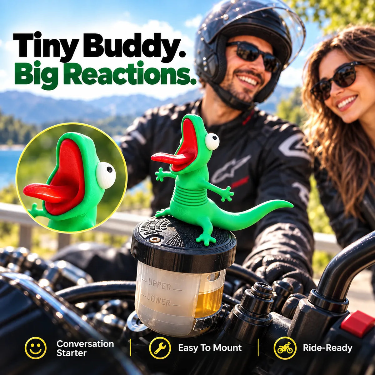 🔥Last Day 50% OFF - 🦎The Lizard RIDEBUDDY™