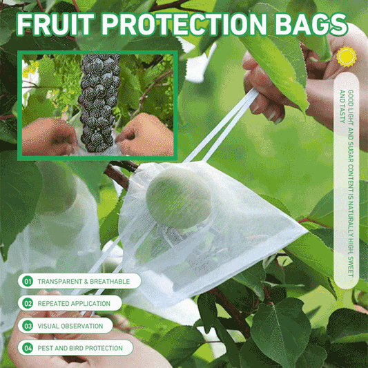 🔥 Bolsas protectoras de fruta a prueba de insectos y pájaros