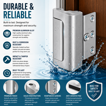High-Security Metal Door Lock