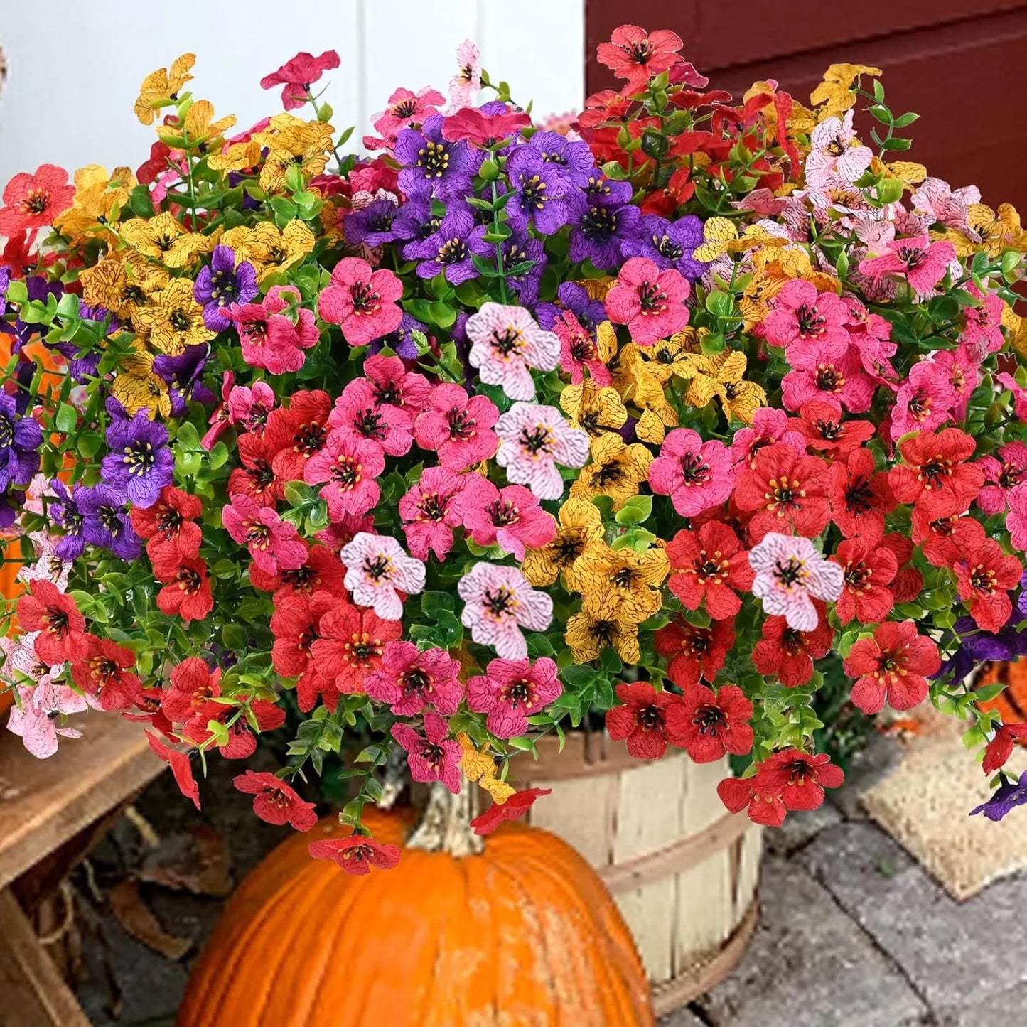 🌸🌱High-Grade Material Artificial Flowers 🌸 Fill 1 POT ( 6 pieces)