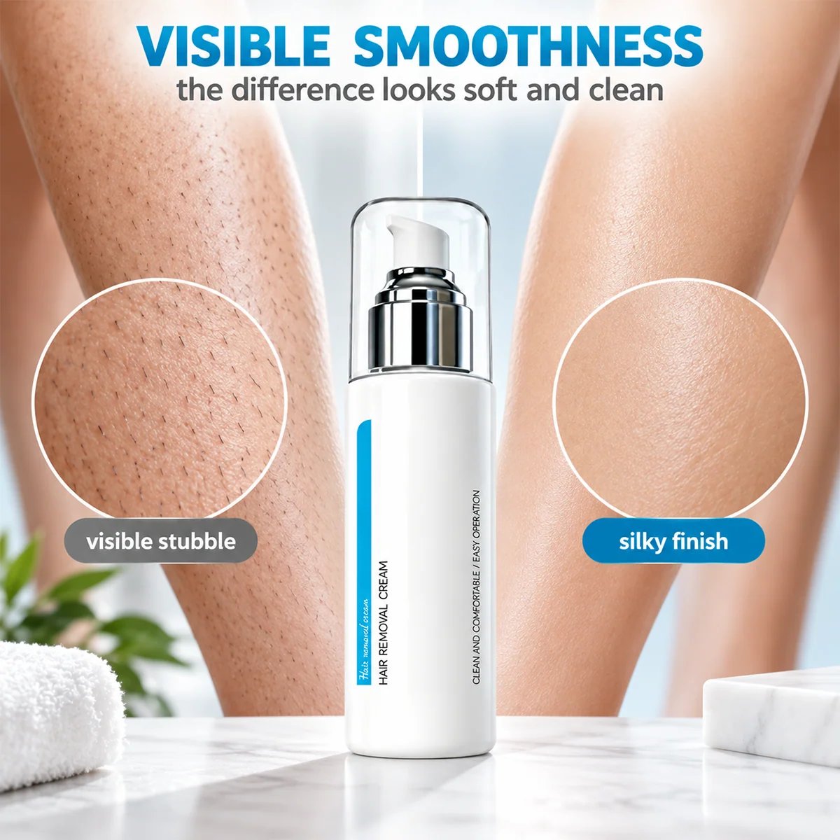 🥳2026 HOT SALE❄️🌸 Ice-Cooling Hair Removal Cream – instantly soothes sensitive skin. ✨