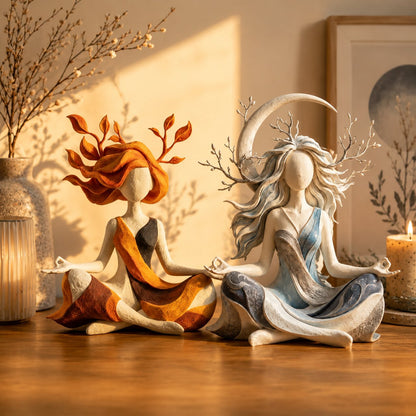 🔥LAST DAY 49% OFF- 🧘Serenity Growth | Inner Harmony Sculptural Figurine 🌙