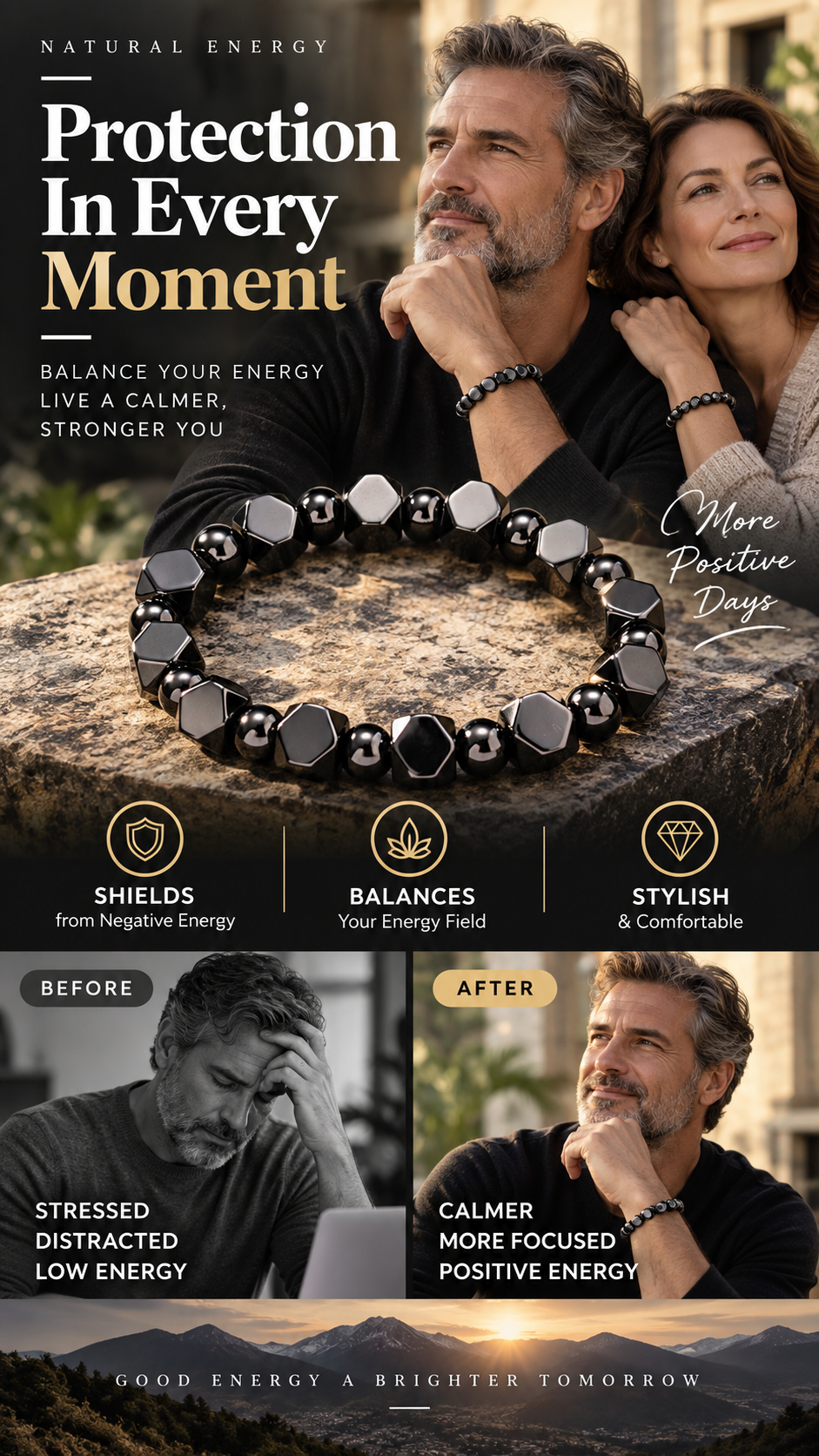 Vintage style bracelet with round synthetic stones