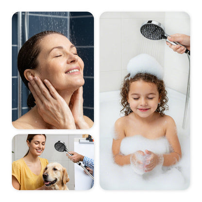 🚿✨ High-Pressure Rainfall Shower Head - 360° Adjustable Angle, Easy-Clean Nozzles & Universal Fit for Refreshing Showers 💦📦