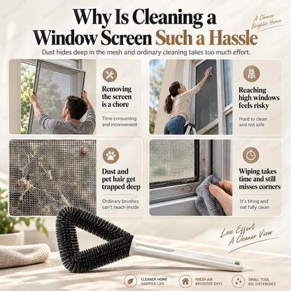 Triangle Screen Cleaning Brush