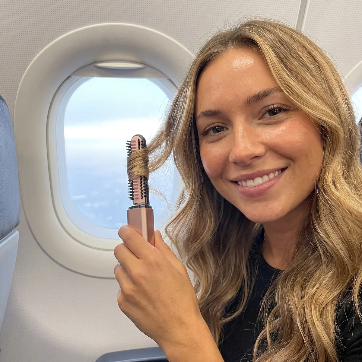 Cordless Ceramic Hair Curler – Fits in Any Bag