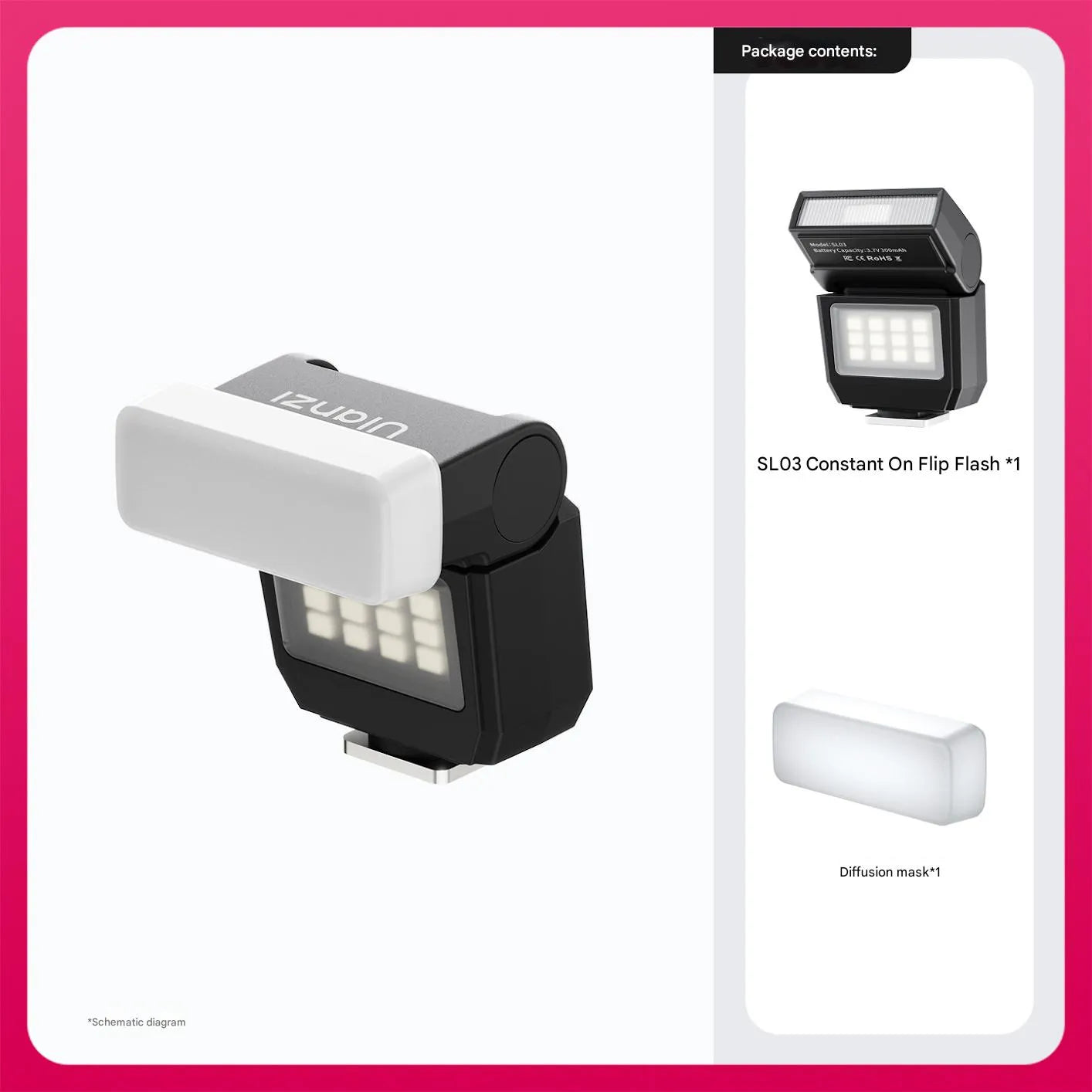 Mini Camera Flash / LED Fill Light