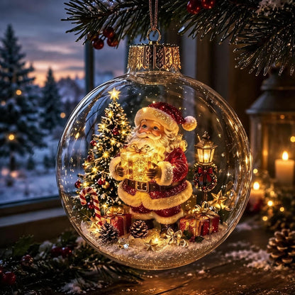 49% OFF This Week Promotions🎉🎉Glowing Christmas Diorama Ornament