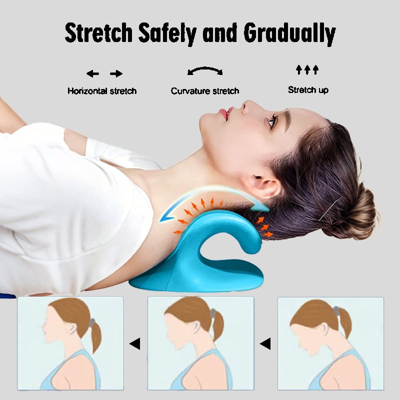 🔥HOT SALE🔥Neck Stretcher ,Neck Hump Corrector,Neck and Shoulder Relaxer Cervical Traction Device Pillow