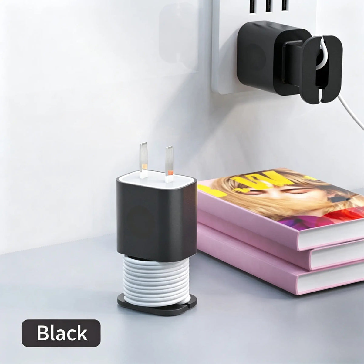 💥Buy 1 get 1 free 🔥2-in-1  Charger Protector with Cord Wrap for 18W/20W Adapters ✅