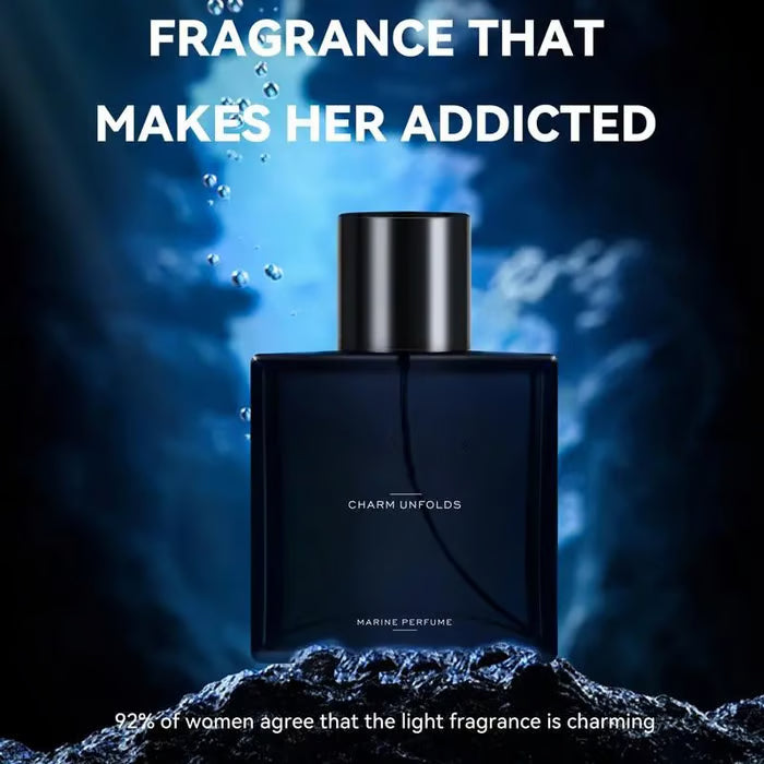 💯🔥Long Lasting Midnight Marine Man Cologne-1.7oz(50ml)