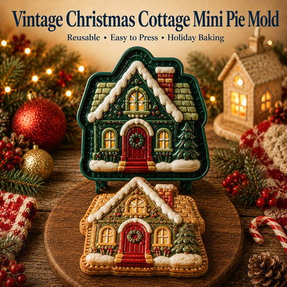🔥Only $7.99 Last Day Promotion!✨ 🎄16-Design Christmas Mini Pie Mold Collection 🥧