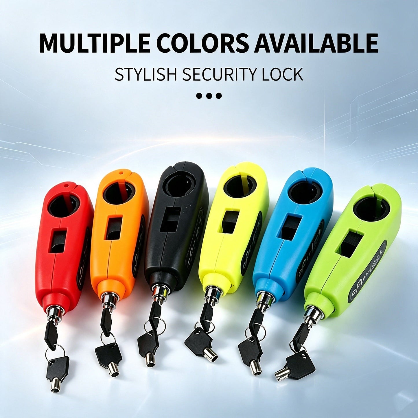 Anti-Theft Brake Safety Lock, Suitable For Motorcycles And Bicycles