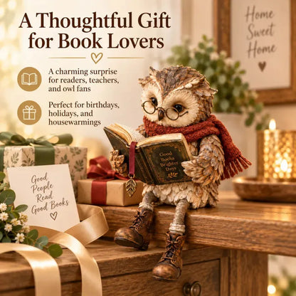 🦉Reading Owl Figurine - A Little Companion For Every Chapter