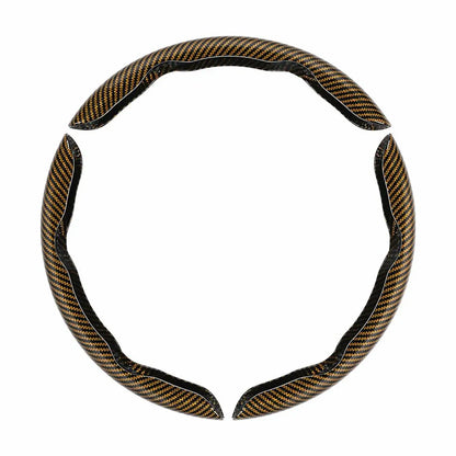 🎉Non-Slip Half Cover Car Steering Wheel Protector | Easy Clip On Installation