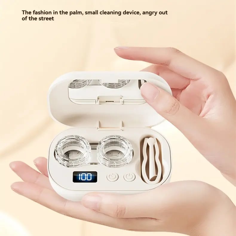 🔥Hot Sale 49% OFF🔥Rechargeable Ultrasonic Contact Lens Cleaner