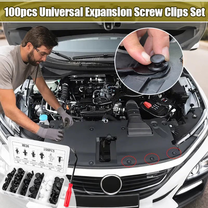 🔥100pcs Car Clip Set  - Buy 3 Get 1 Free