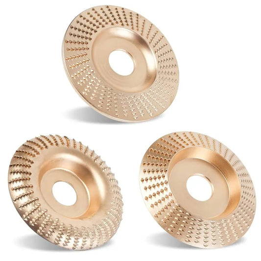 Juego de 3 discos para tallar madera