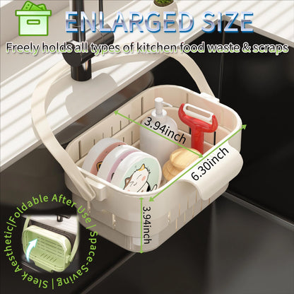Cesta Colador Plegable para Fregadero de Cocina, Modelo Mejorado 2026