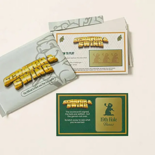 ⛳🏌️‍♂️ Scratch & Swing – The Ultimate Scratch-Off Golf Card Game (3 Decks / 57 Challenges)