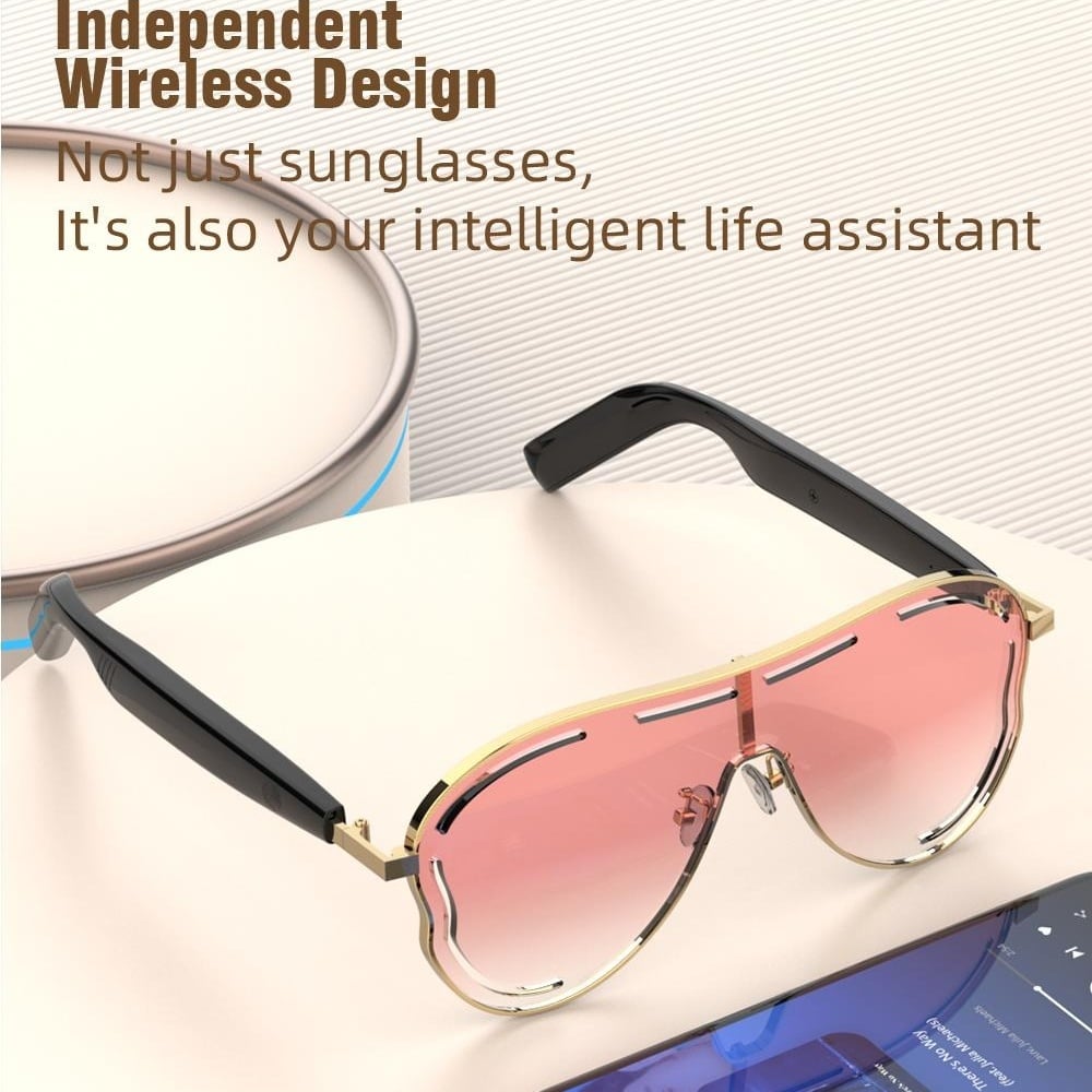 💕Hot sale 45% OFF😎 Smart Bluetooth 5.4 Audio Sunglasses – Open-Ear, UV & Blue Light Protection