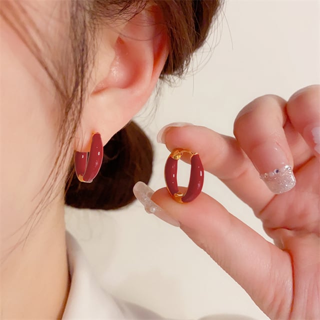 💖Mother's Day Promotion 49% Off -🎁Elegant And Fashionable Hoop Earrings🔥