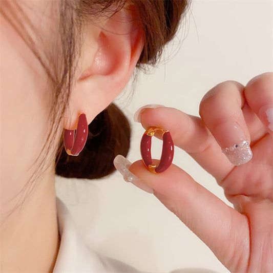 💖Mother's Day Promotion 49% Off -🎁Elegant And Fashionable Hoop Earrings🔥
