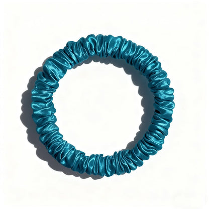 6Pcs Silk Hair Ties Small Silk Scrunchies for Women Girls Thin Skinny Hair Sleep Scrunchies No Damage