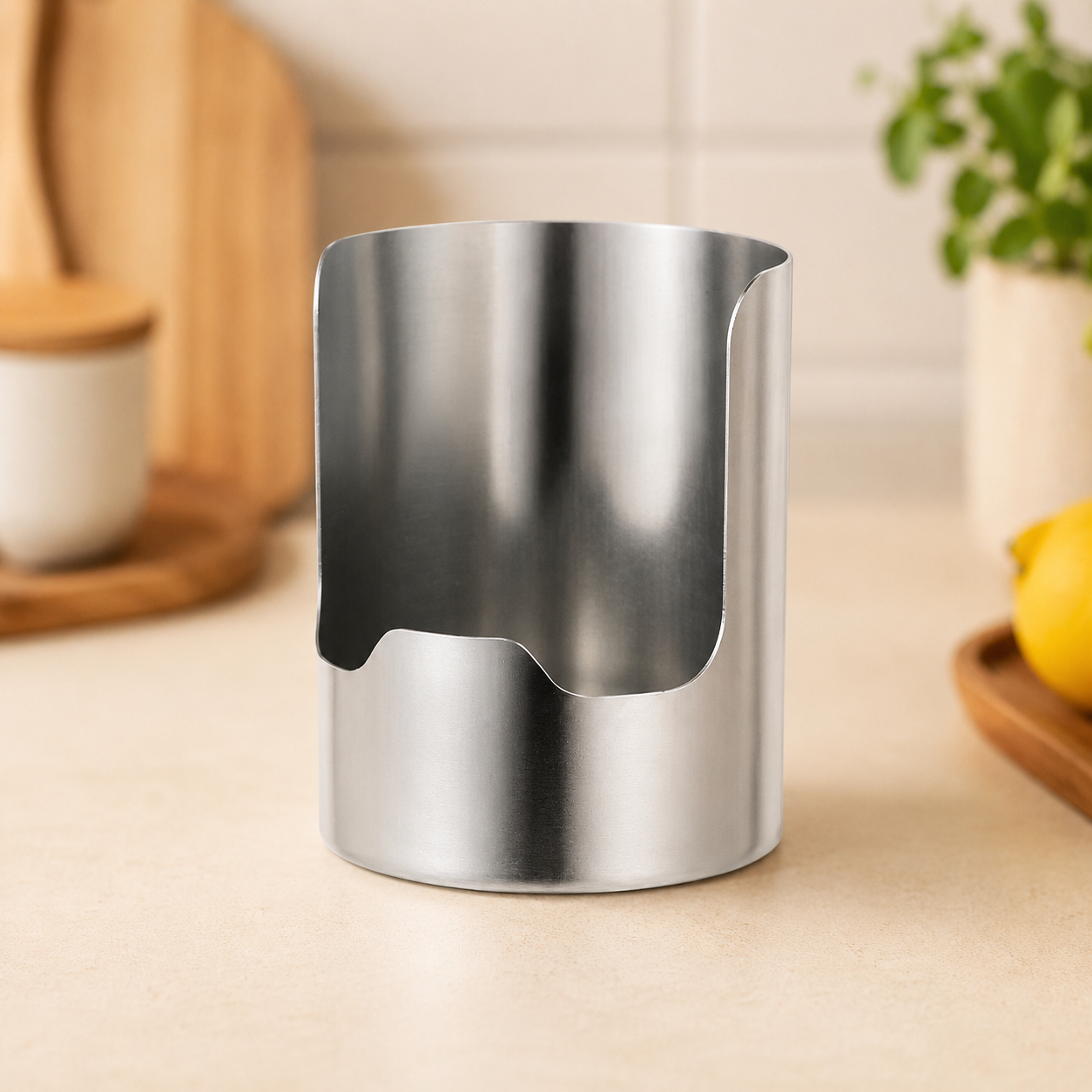 🔥50% OFF🍳 Thickened Stainless Steel Utensil Organizer, Rust Resistant Easy to Clean