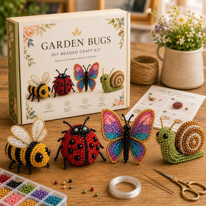 🔥🧵✨ Kit DIY de Animales con Cuentas 3D Pequeños (Producto sin terminar)