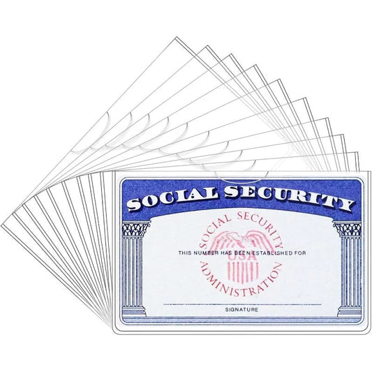 Clear PVC Card Sleeves