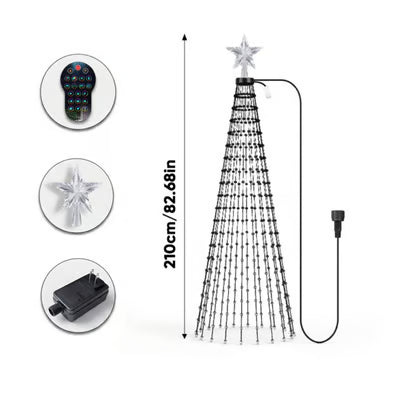 Smart Color Changing Christmas Tree String Lights