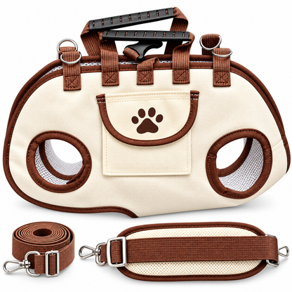 🐶2-in-1 Portable Breathable Pet Carrierk