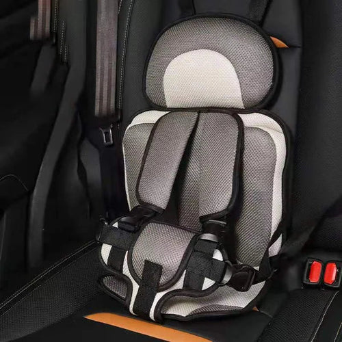 👶50% OFF NOW! Portable Child Protection Car Seat‑Breathable Mesh Safety Harness Seat Pad, Lightweight Foldable Travel Baby Car Seat for Kids, Fits Most Vehicle Seats