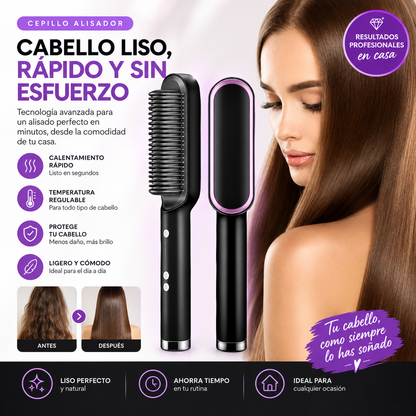 Ahlwoprime™-hair straightening brush