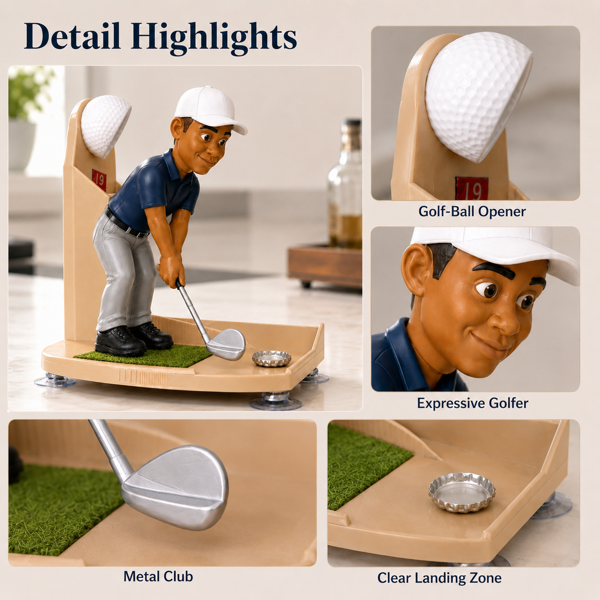 Mini Golf Bottle Opener Game for Beer Lovers