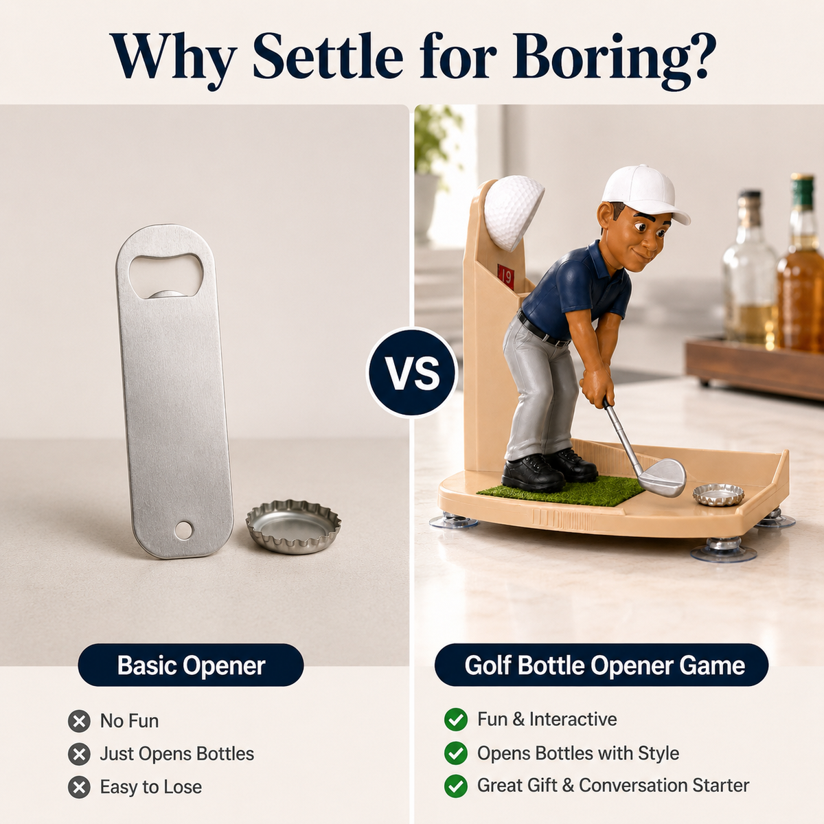 Mini Golf Bottle Opener Game for Beer Lovers